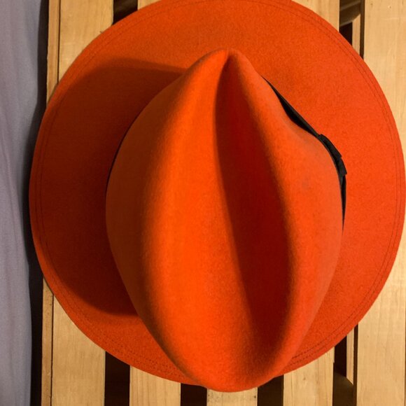 Halston VINTAGE Wide Brim Wool Hat main image 5